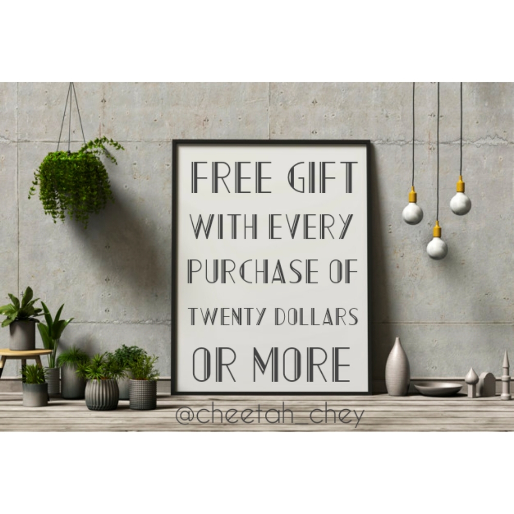🔆 FREE Gift ✨